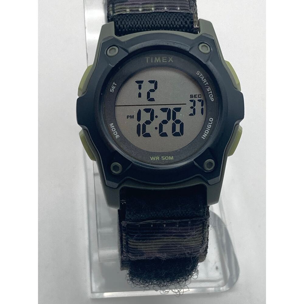 Timex Time Machine TW7C277500 Kids Digital Watch Camo Adjustable Strap WR 50m - Picture 9 of 16